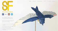 Desktop Screenshot of friedmanorigami.com